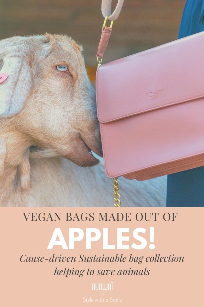 Nuuwaï x Style with a Smile vegan apple bags